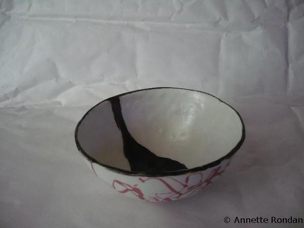 Annette Rondan artiste et créateur de Bol porcelaine design (Poteries - Bols - Vasques)