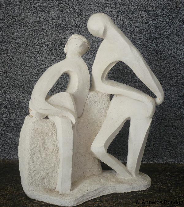 Annette Rondan artiste et créateur de Full sentimental (Sculptures - Couples)