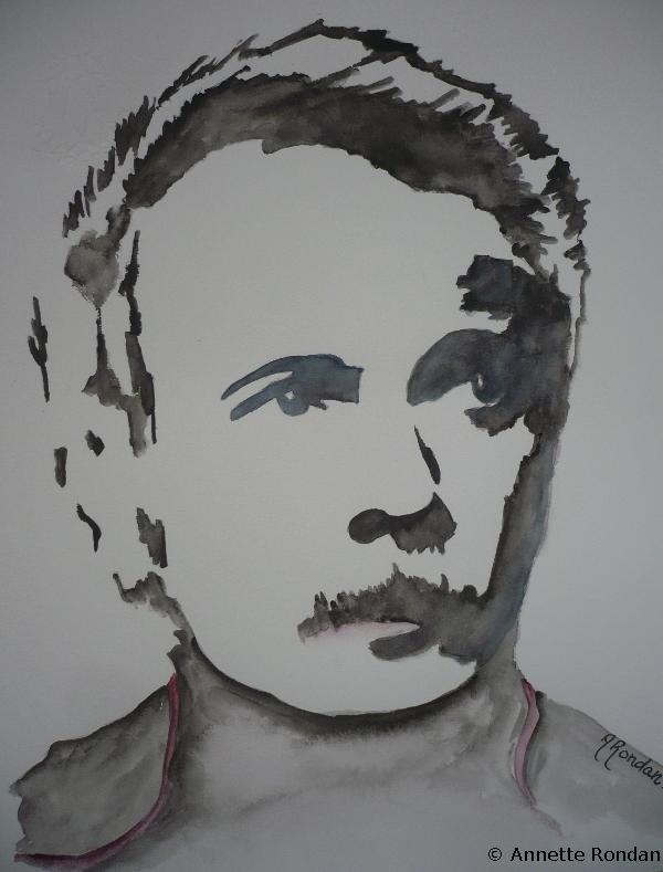 Annette Rondan artiste et créateur de Georges Brassens (Galerie Peintures - Encre de chine - Personnages)