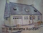Annette Rondan peintre spécialisée en Aquarellesreconnue pour ses Vieilles pierres et habitations
