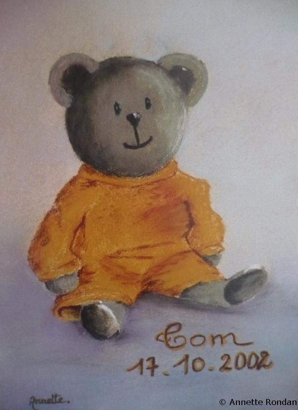 Annette Rondan artiste et créateur de L'ours de Tom (Galerie Peintures - Pastels - Divers)