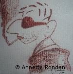 Annette Rondan peintre célèbre pour ses Crayons et sanguinesreconnue pour ses Personnages