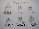 Annette Rondan peintre reconnue pour ses Encre de chineconnue pour ses Vieilles pierres
