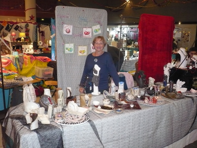 Annette Rondan au marché de Noël 2015 à La Salvetat Saint Gilles