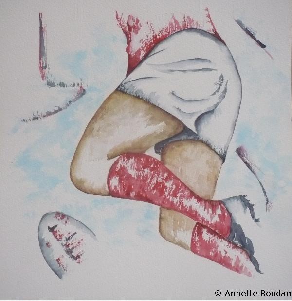Annette Rondan artiste et créateur de Rugby31 (Galerie Peintures - Aquarelles - Personnages)